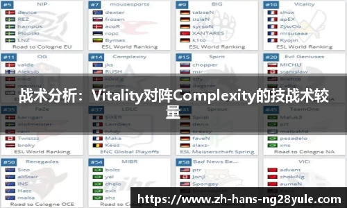 战术分析：Vitality对阵Complexity的技战术较量